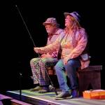 Mario Winkelman, a guest community actor, and Corrine Towner perform the Flick of the Wrist scene from Our Place.