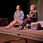 Helen Rouse and Tiffani Coltrain in Tuna Fish scene.