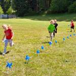 Vicky Martin photos / For The Daily World
Cosmopolis students run laps to raise money for ALS Walk-A-Thon.