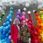 Douglas Orr photos / For The Daily World
Tammy Heth and Bebbi Jensen joined in the 10th-year anniversary celebration on Friday at the Aberdeen Art Center.
