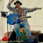 Dave Morrison entertained at the anniversary celebration.