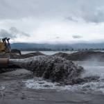 U.S. Army Corps of Engineers
The Port of Portlands pipeline Dredge Oregon works the mouth of the Columbia River near Astoria, Oregon, in 2017.