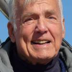 Bob Utter aboard his sailboat in 2012. (John C. Hughes)