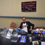 Jerry Knaak / The Daily World
Author C.S. Anderson is ready to greet visitors.