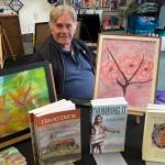 Jerry Knaak / The Daily World
Artist and author David Done was stationed at Beach Bumm Arts in Ocean Shores.
