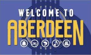 City of Aberdeen
The sign going up welcoming people into Aberdeen.