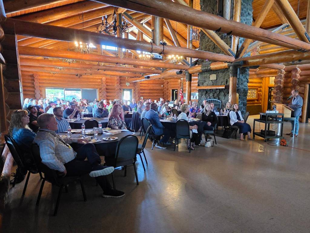A packed house for the State of Grays Harbor presentation. (Loretta Thomas / Greater Grays Harbor, Inc.)