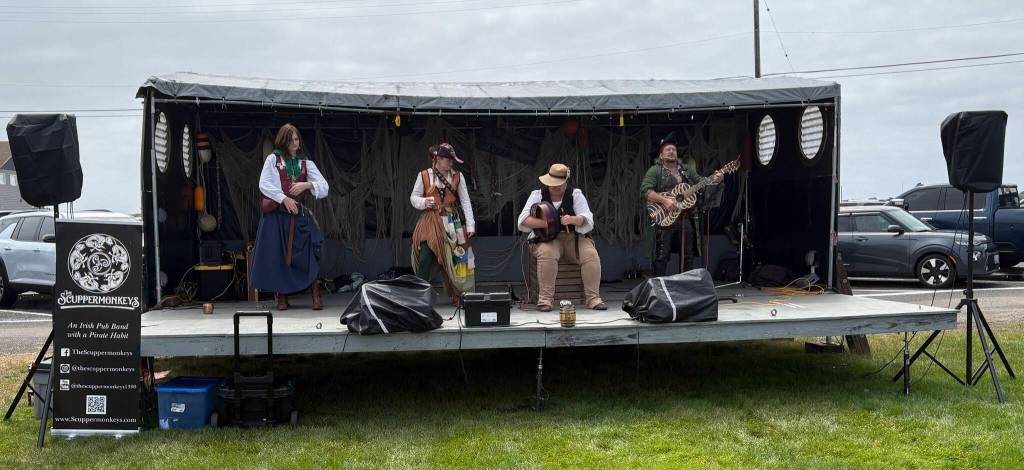 Jerry Knaak / The Daily World
The Scuppermonkeys perform at Rusty Scuppers Pirate Daze in Westport.