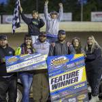 4 Ever Moments Photography
A Hornets winner Austin Kerrigan posing with crew and family in victory lane Saturday.