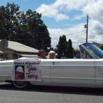 Andrea Watts / The Daily World
Don Terry, who had a 30-year career with the city of Oakville and an 18-year career as the Chehalis Tribes building official, served as the Grand Marshal.