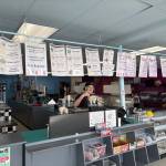 Jacob greets customers at Murphys Homemade IceCream & Candy in Ocean Shores.