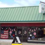 Andrea Watts / The Daily World
Bandana Brewings decorations included an American flag made out of bandanas.