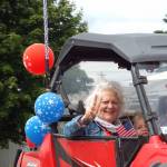 Andrea Watts / The Daily World
A participant in the Spodyfest July 4th convoy.