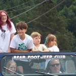 Andrea Watts / The Daily World
Members of the Bear Foot Jeep Club participated in the Bear Festival Parade.
