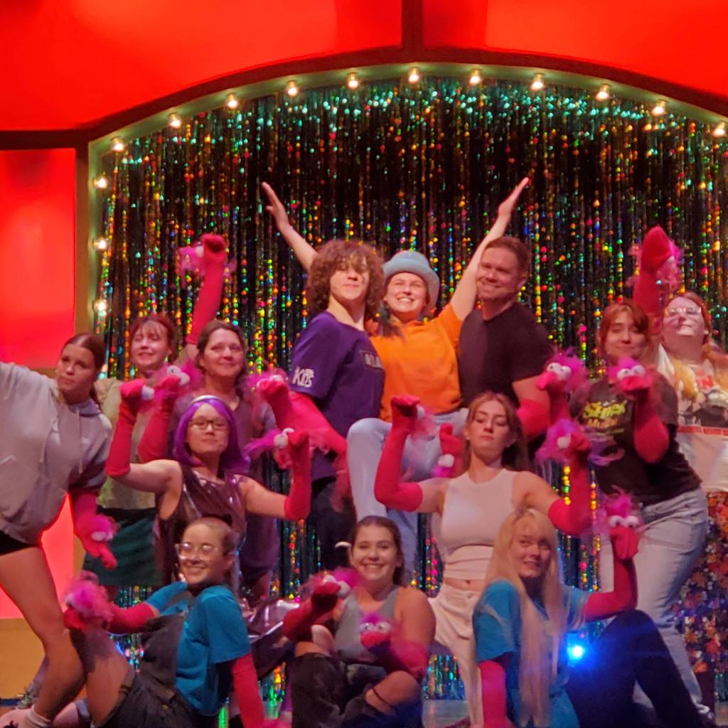 Andrea Watts / The Daily World
A dance number featuring Libby Carrico (Squidward Q. Tentacles) and the ensemble.