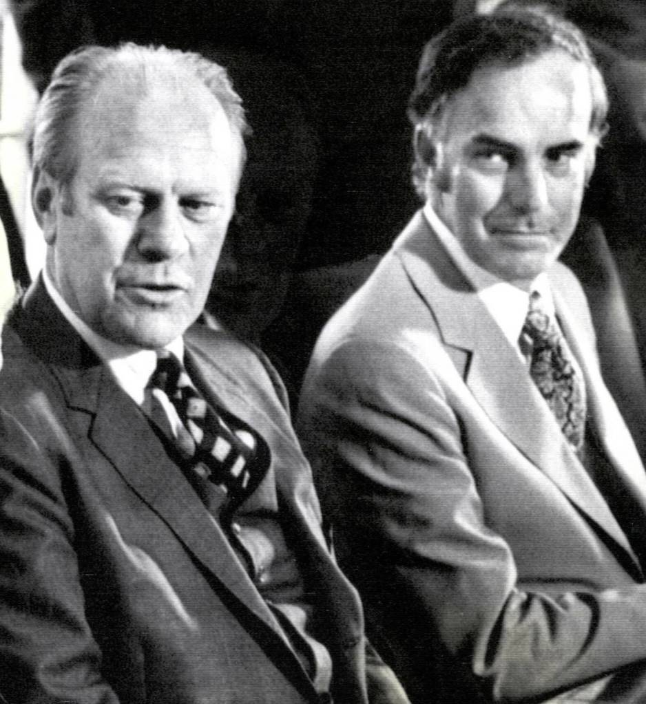 Washington State Archives
Gov. Dan Evans with President Ford in California in the spring of 1975.