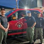 East Grays Harbor Fire and Rescue
East Grays Harbor Fire and Rescues Brush 51 with firefighters Nate Mueller, Tyler Lundy and Trevor Rogen is joining the Central Region Strike Team 2 on the Kaiser Canyon Fire, which is burning near Nespelem in Okanogan County.