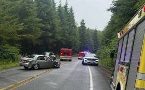 Hoquiam Fire Department
Head-on collision on state Route 109 occurred after a vehicle crossed the centerline.