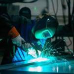 Petty Officer 2nd Class Briana Carter
Chief Warrant Officer Beth Slade, commanding officer National Motor Life Boat School, welds her initials onto the keel during a keel laying authentication, July 8, in Mount Vernon, Washington. These next generation boats will replace the 52-foot heavy weather boats that were in service from the 1950s until 2021 and are designed to perform a wide range of Coast Guard missions in extreme weather and challenging surf conditions that exceed the capabilities of other boats.