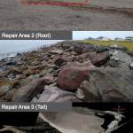 U.S. Army Corps of Engineers
This graphic depicts the areas of the North Jetty that are slated for repairs.