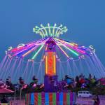 T. Michaels / For The Daily World
The Yo-Yo is all lit up at the Grays Harbor County Fair.