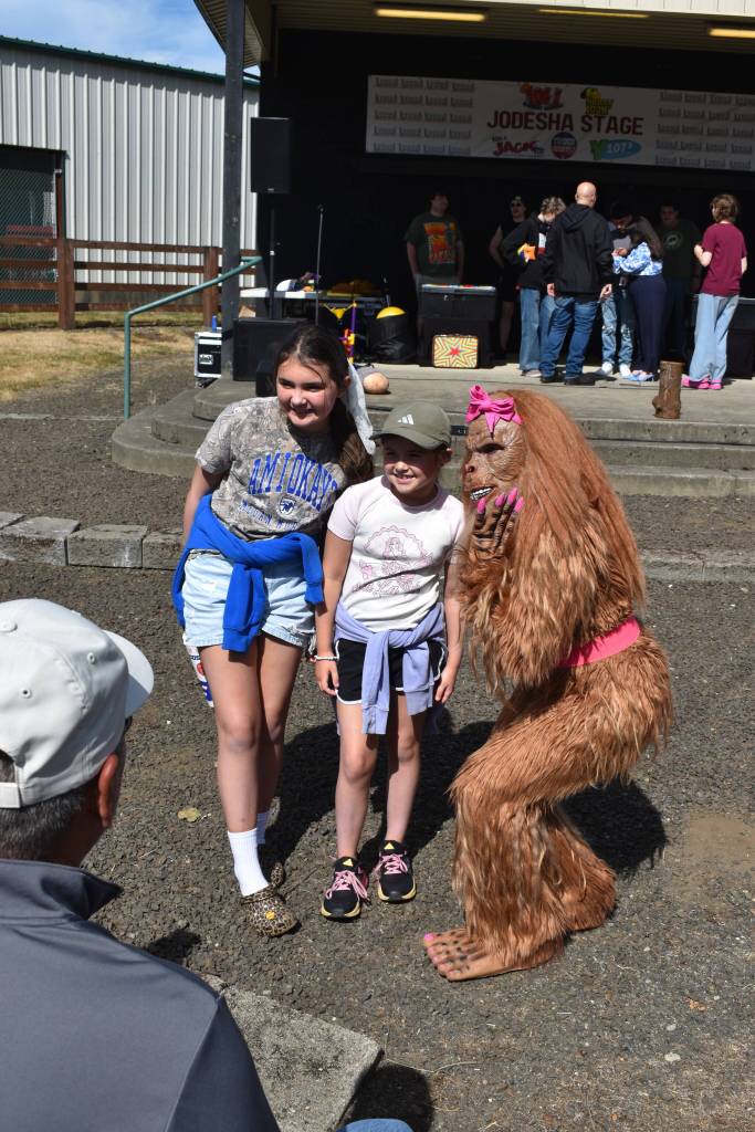 Jerry Knaak / The Daily World
Bigfoot Bae makes an appearance at the Grays Harbor County Fair.
