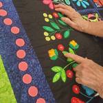 Andrea Watts / The Daily World
There are six classes for each of the 12 divisions Department K Quilting that exhibitors can submit to. The classes are pieced quilt, appliqued quilt, plain or whole cloth quilt, hand embroidered, machine embroidered and other.