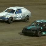 Aberdeens Daisha Stevens (black car) holds inside position on Wishkah Valleys David Ridgway in the B Hornets Saturday.