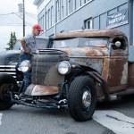 A custom Rat Rod at the Heat on the Street car show in Elma Saturday.