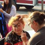Andrea Watts / The Daily World
Community partners, including the Oakville Community PTO, Oakville School District, Grays Harbor Public Health and the city of Oakville, were on hand to connect with residents. The Oakville Chamber of Commerce booth offered face painting.