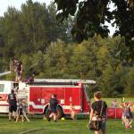 Andrea Watts / The Daily World
At Beerbower Park in McCleary, kids and adults had fun and stayed cool thanks to the water wars made possible by the McCleary Fire Department.