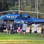 The Life Flight helicopter also made an appearance at the Westport National Night Out. (John Shaw / For The Daily World)