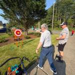 Jerry Knaak / The Daily World
Attendees at the Riverside Place Memory Care National Night Out got competitive.
