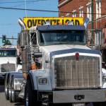 The Reed Convoy rolls through downtown Montesano on Saturday on its way to Elma.